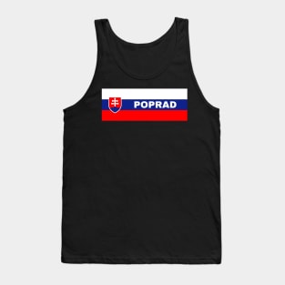 Poprad City in Slovakian Flag Tank Top